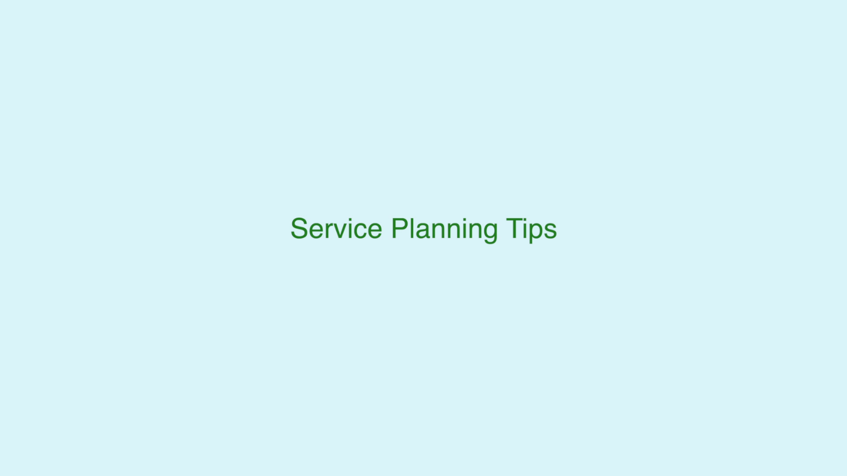 ACS Rise Service Planning Tips For Parents With Blue Background Splash Image