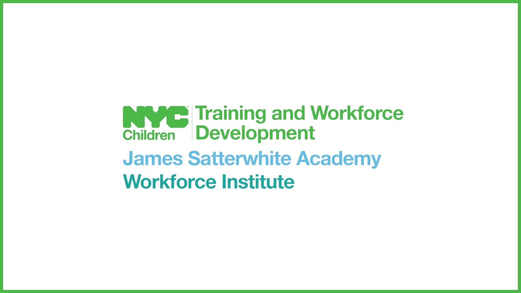 NYC Children Training JSA and WI Splash Image