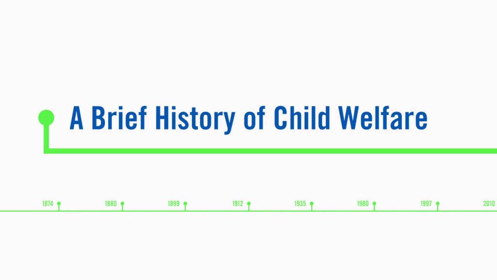 ACS Splash Image A Brief History Of Child Welfare Video With Text