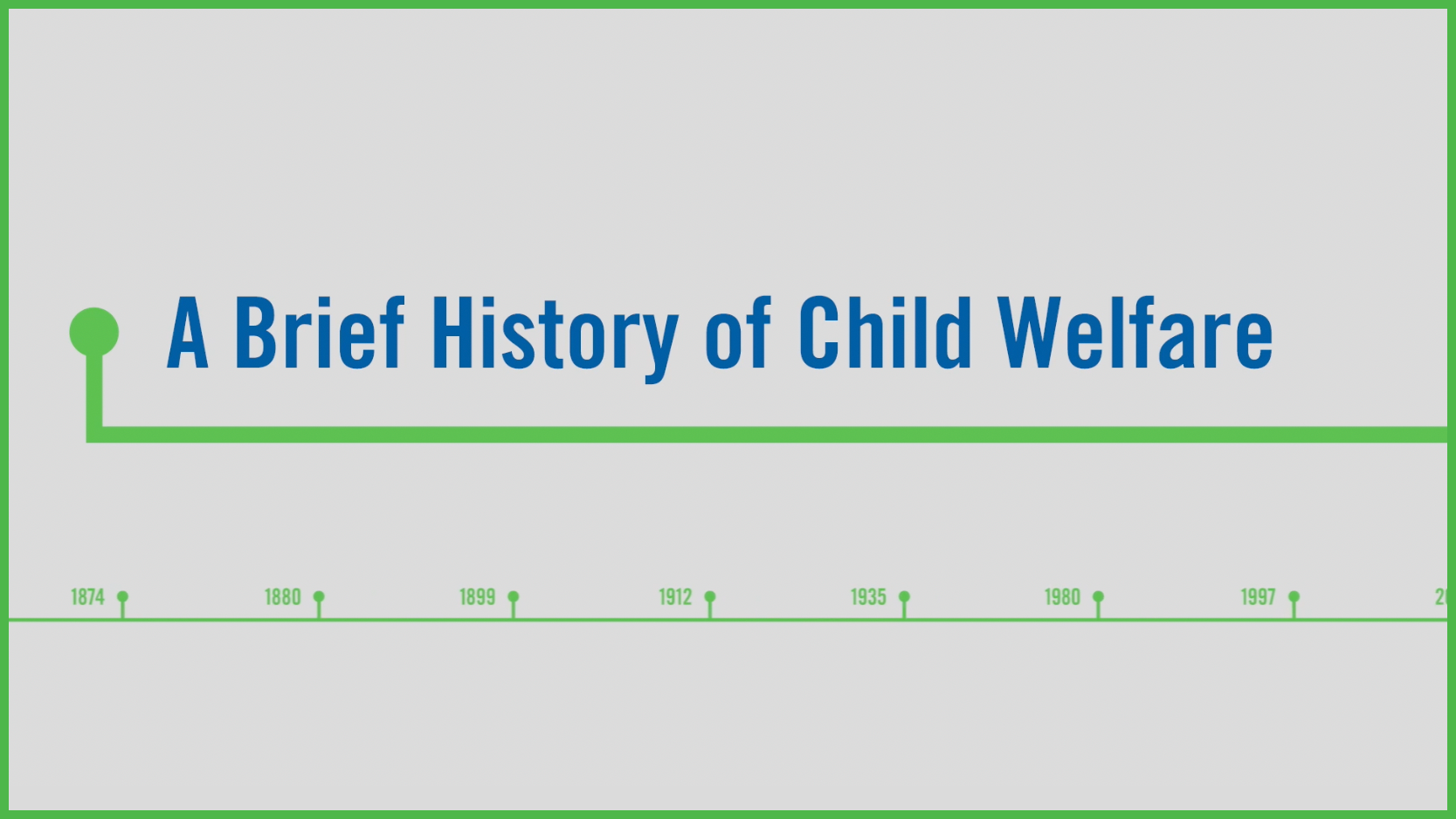 A Brief History Of Child Welfare Video